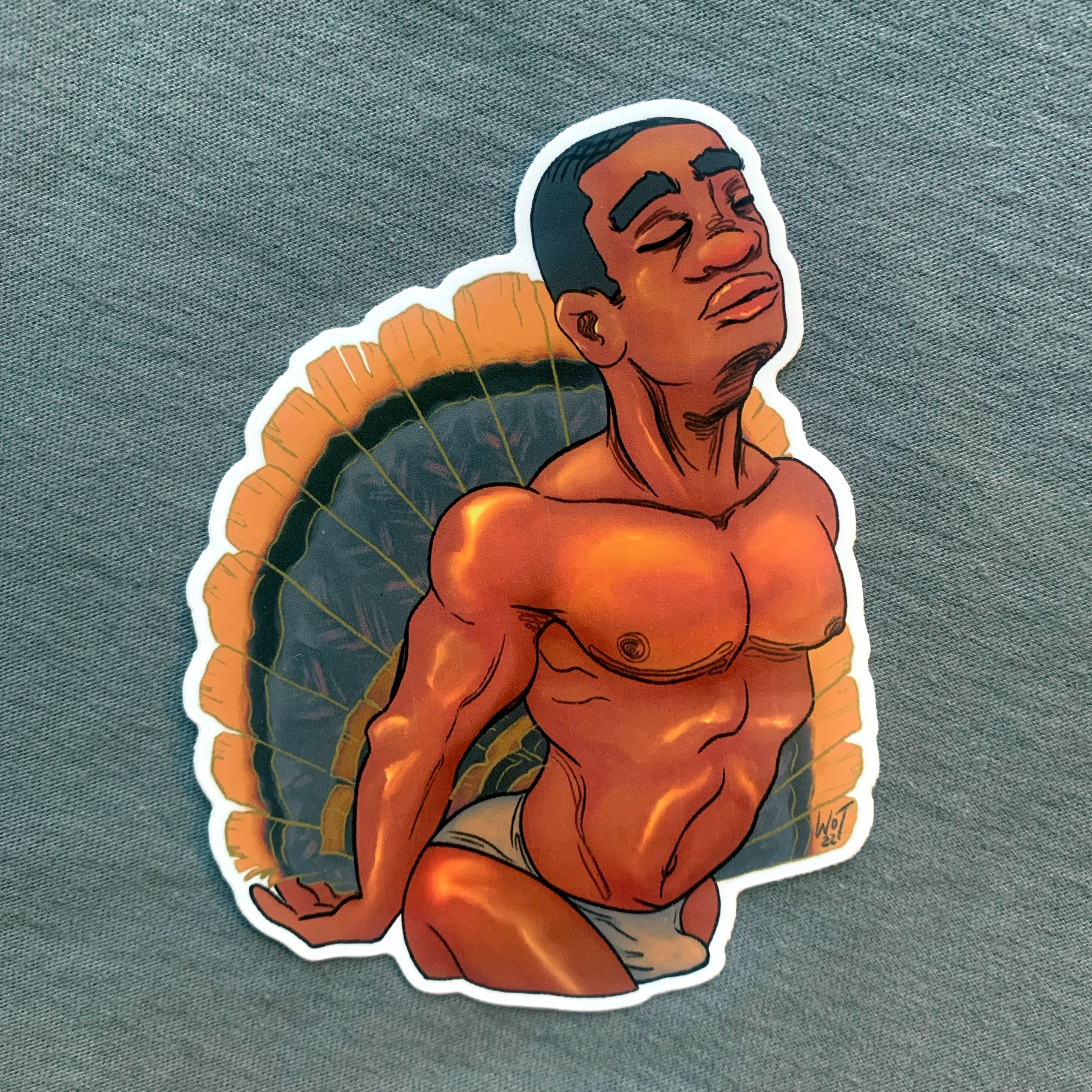 Gobble Gobble Sticker