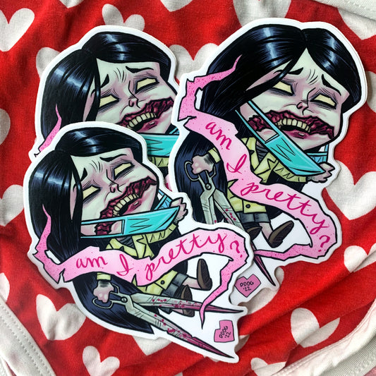 Am I Pretty? Sticker