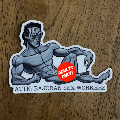 ATTN: Bajoran Sex Workers Sticker