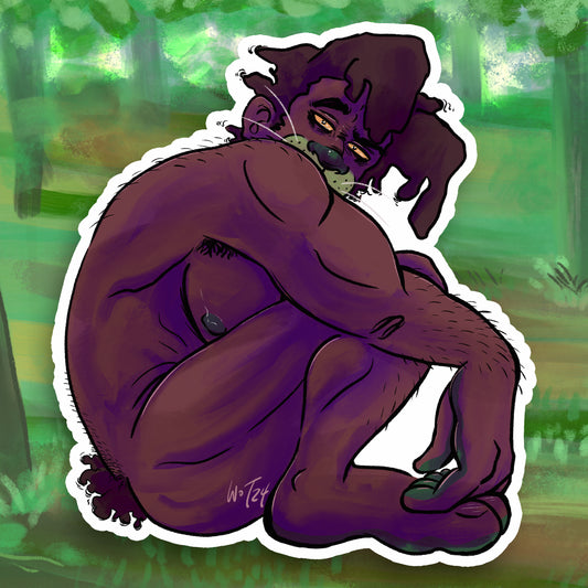 Binnamon Cryptid Sticker