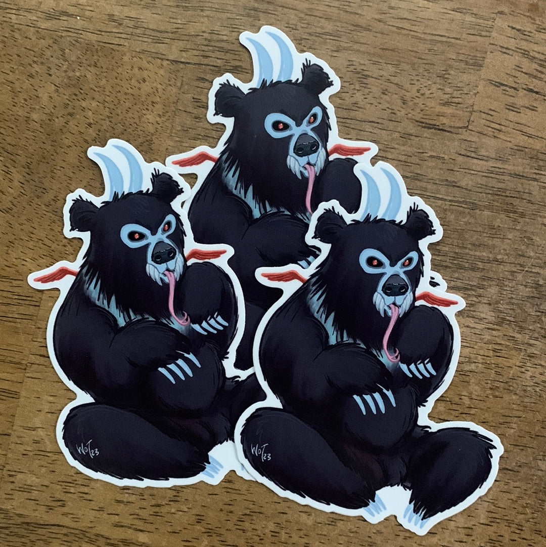 Closet Monster Cryptid Sticker