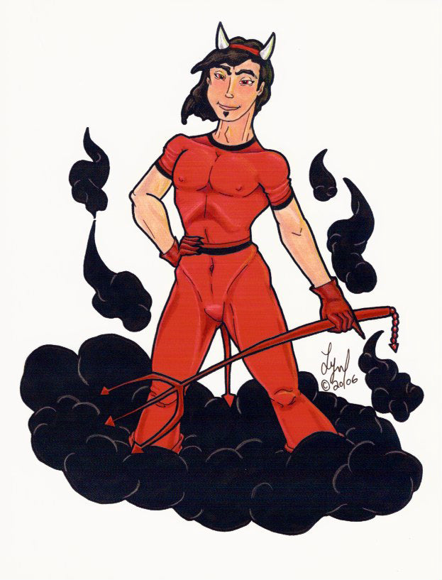 Devilish Art Print