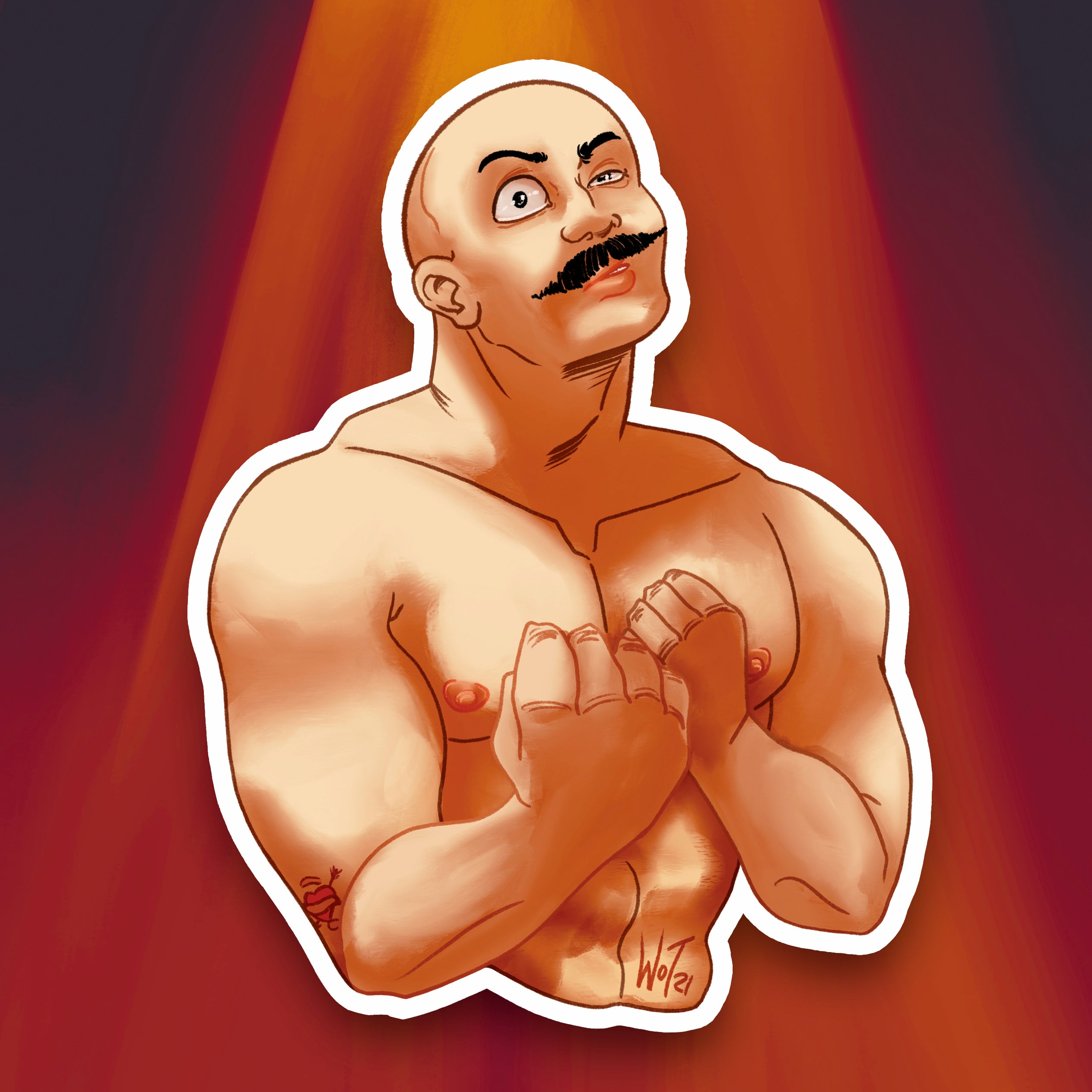 Bronson Screen Icon Sticker