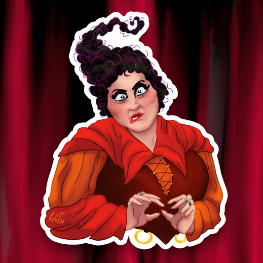 Mary Sanderson Screen Icon Sticker