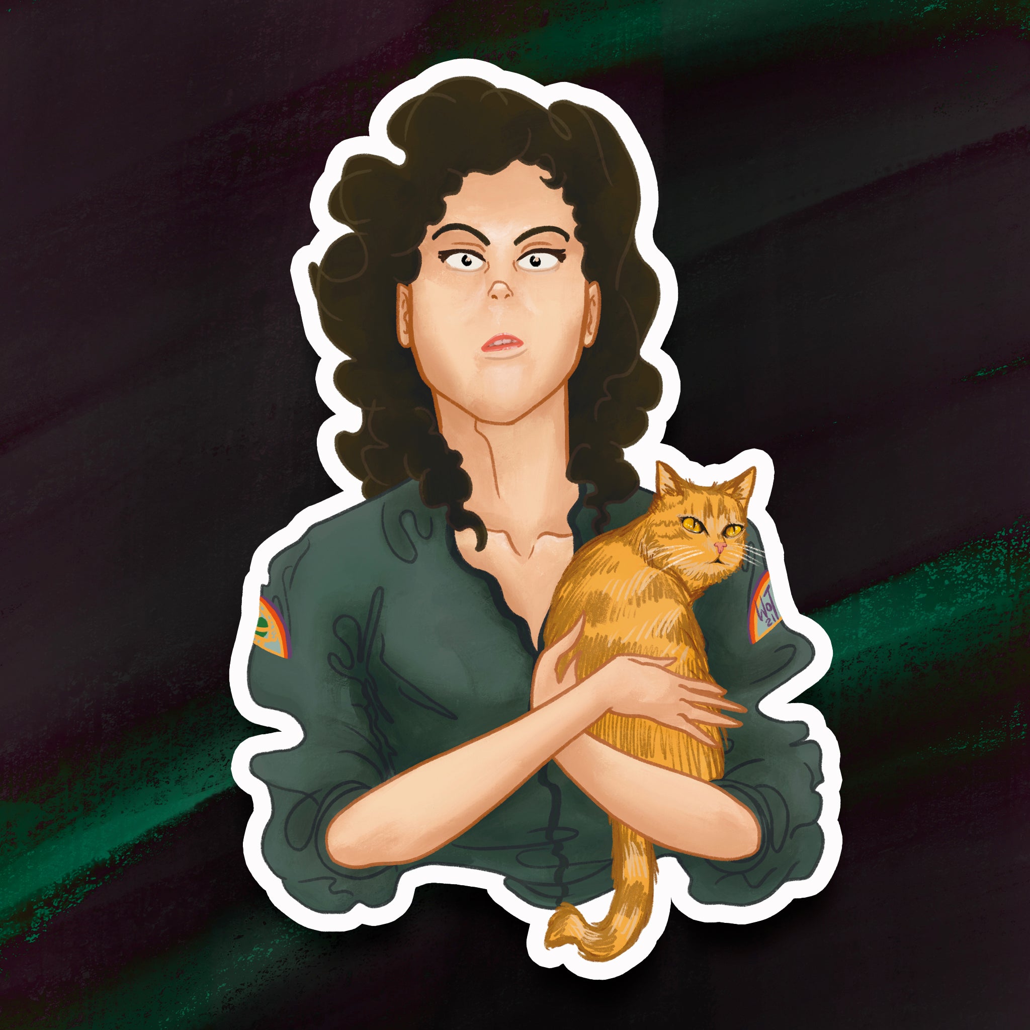 Ripley + Jonesy Screen Icon Sticker