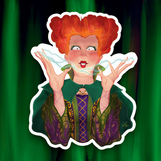 Winifred Sanderson Screen Icon Sticker