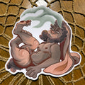 Jackalope Cryptid Sticker