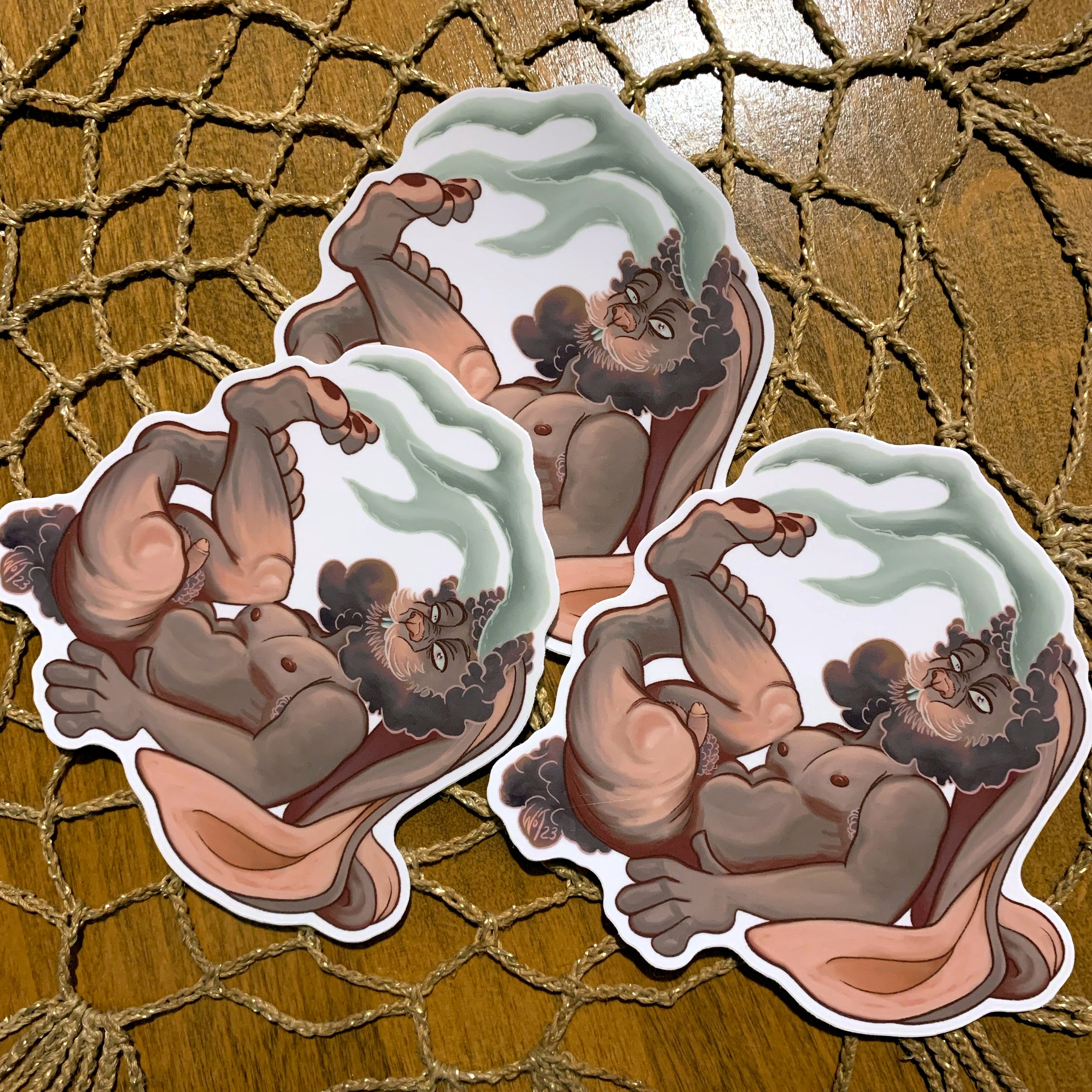 Jackalope Cryptid Sticker