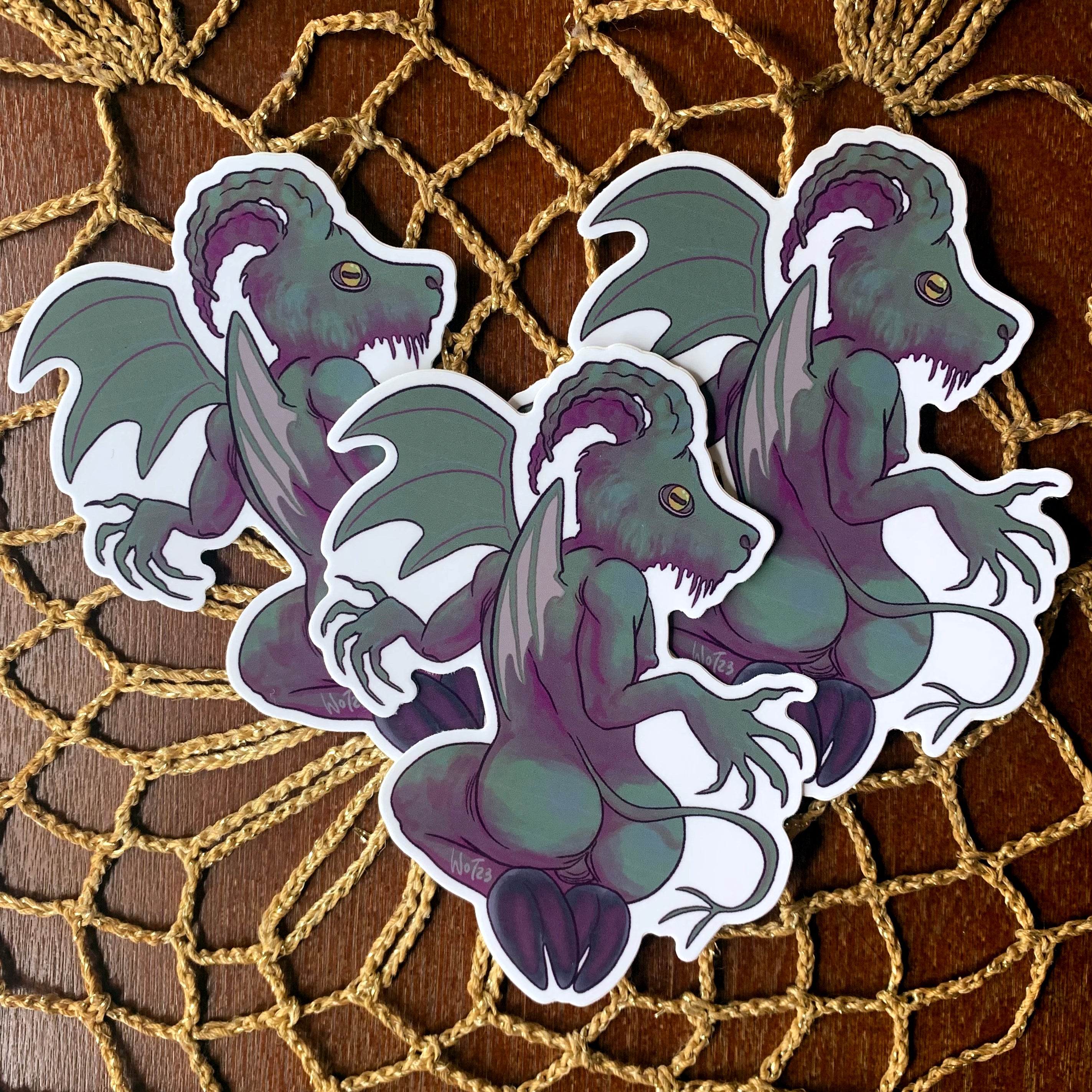 Jersey Devil Cryptid Sticker