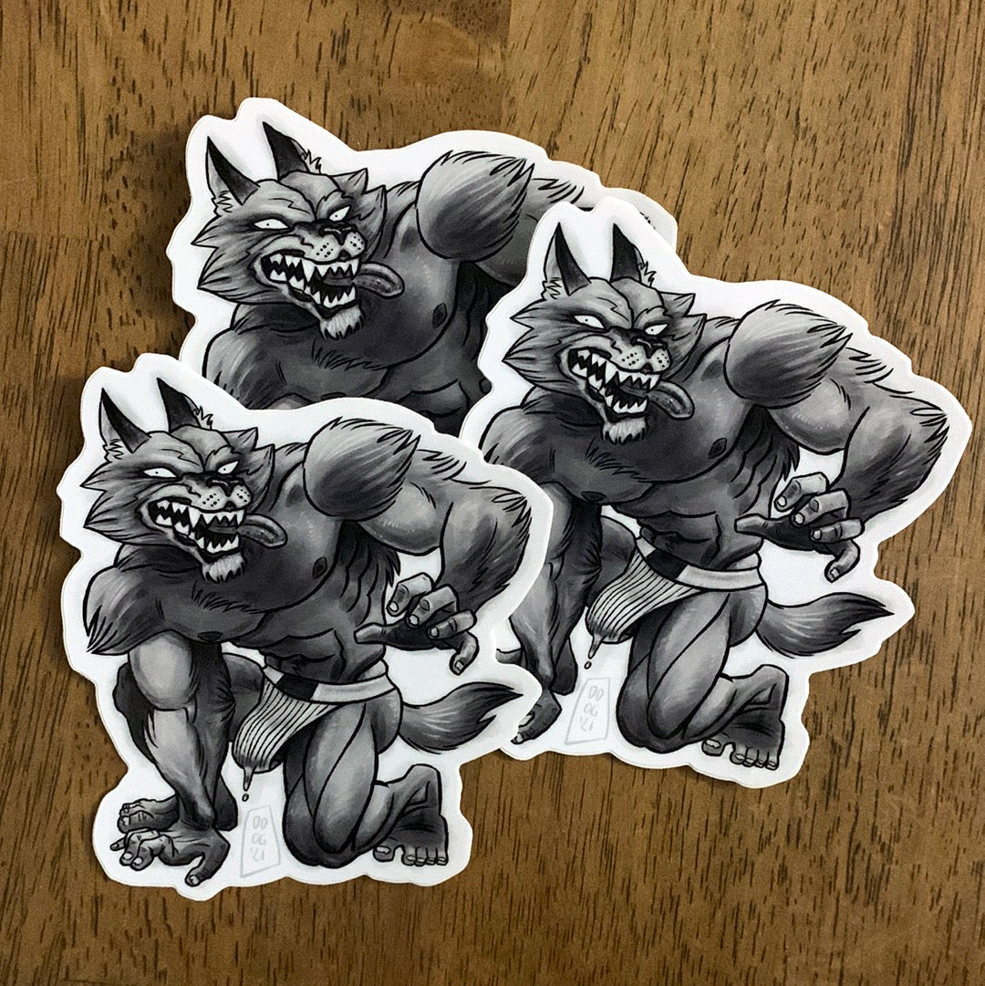 Jockstrap Feral Sticker