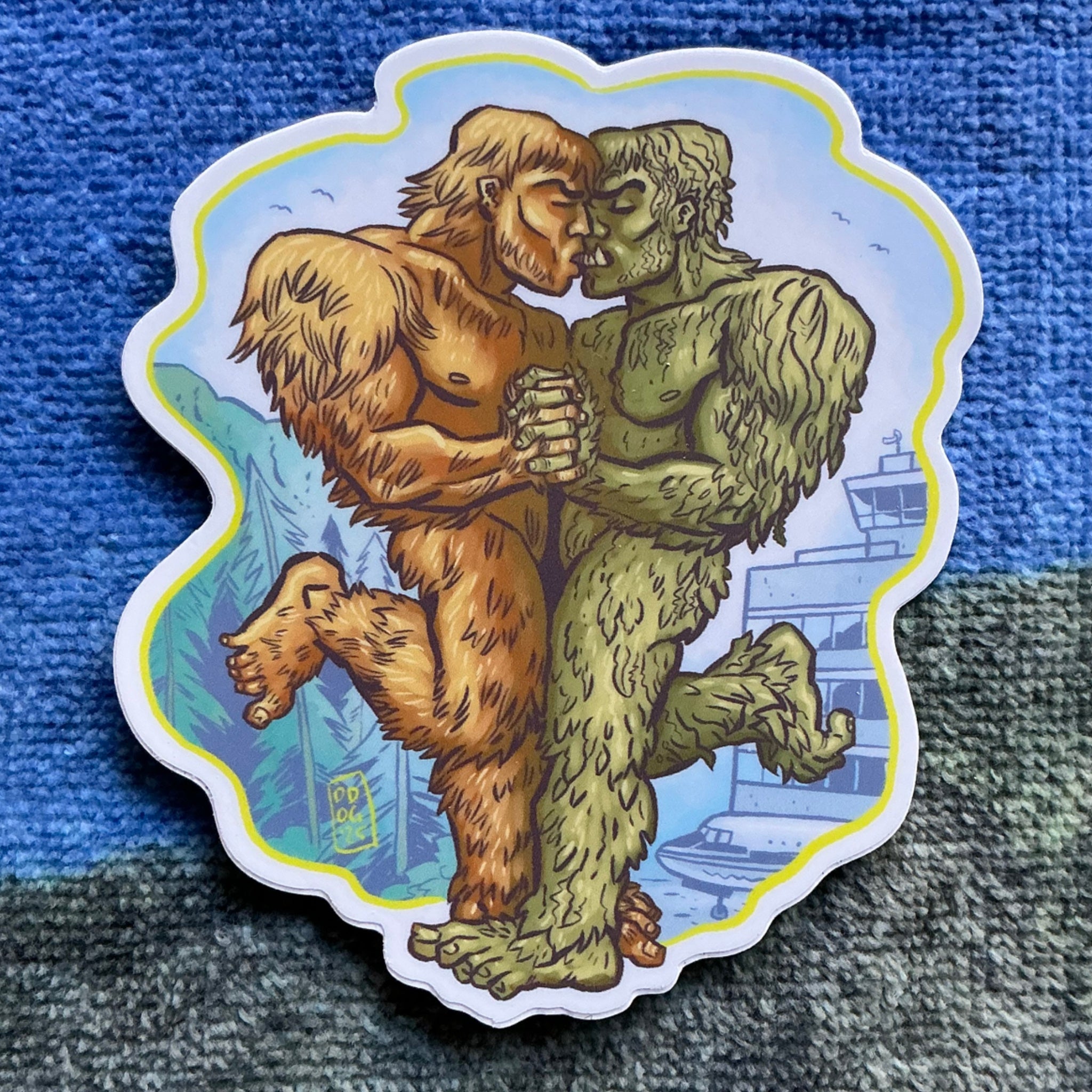 Make Love, Not War of the Gargantuas Sticker