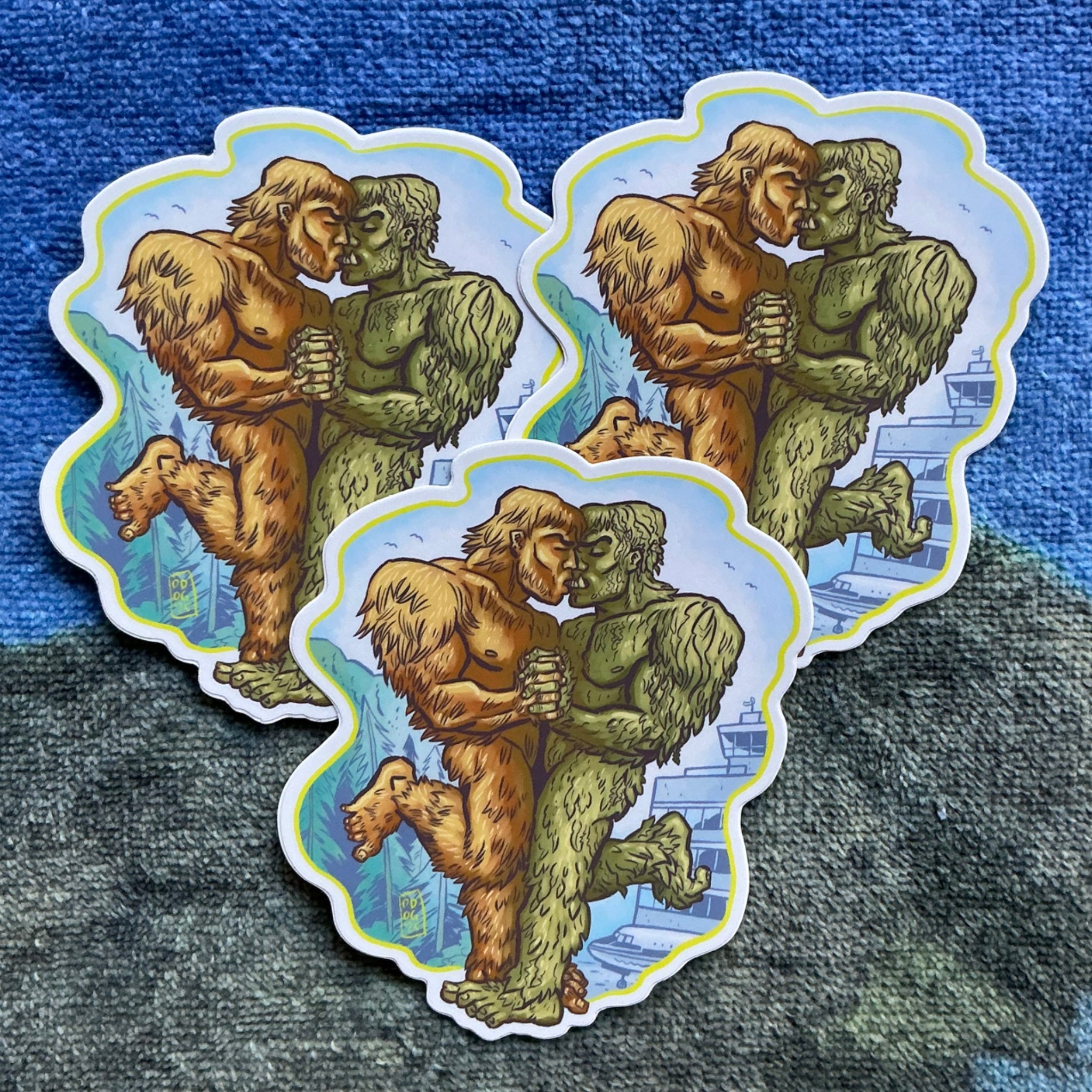 Make Love, Not War of the Gargantuas Sticker