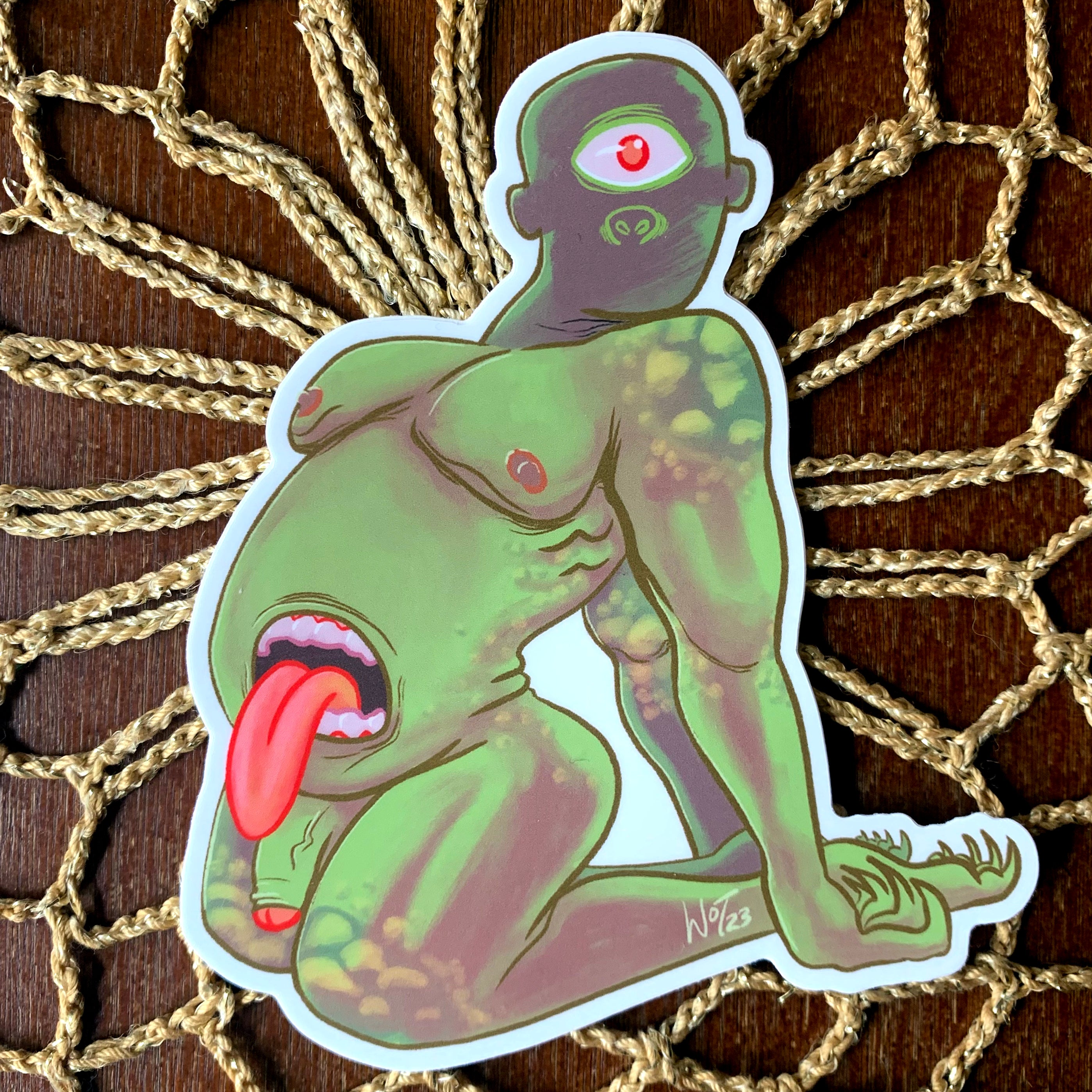 Mapinguari Cryptid Sticker