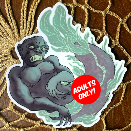 Fiji Mermaid Cryptid Sticker