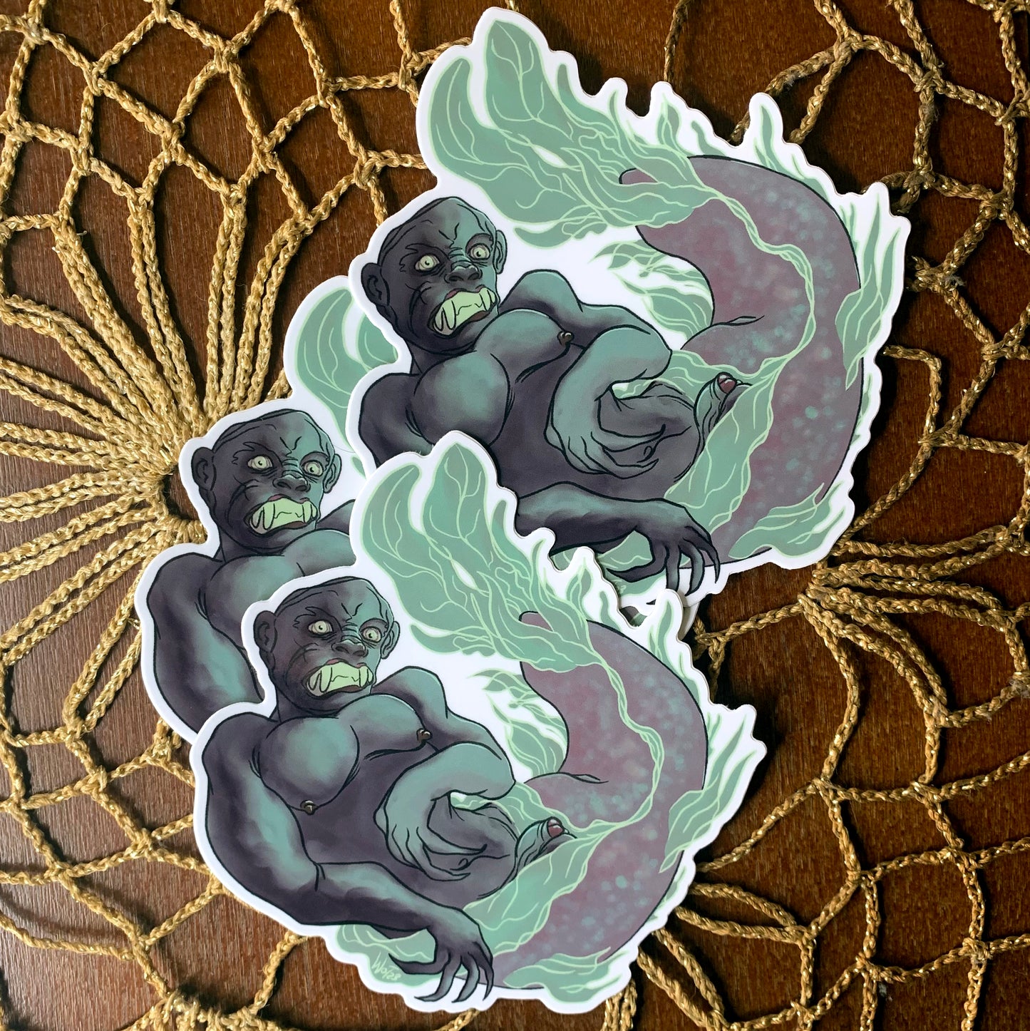 Fiji Mermaid Cryptid Sticker