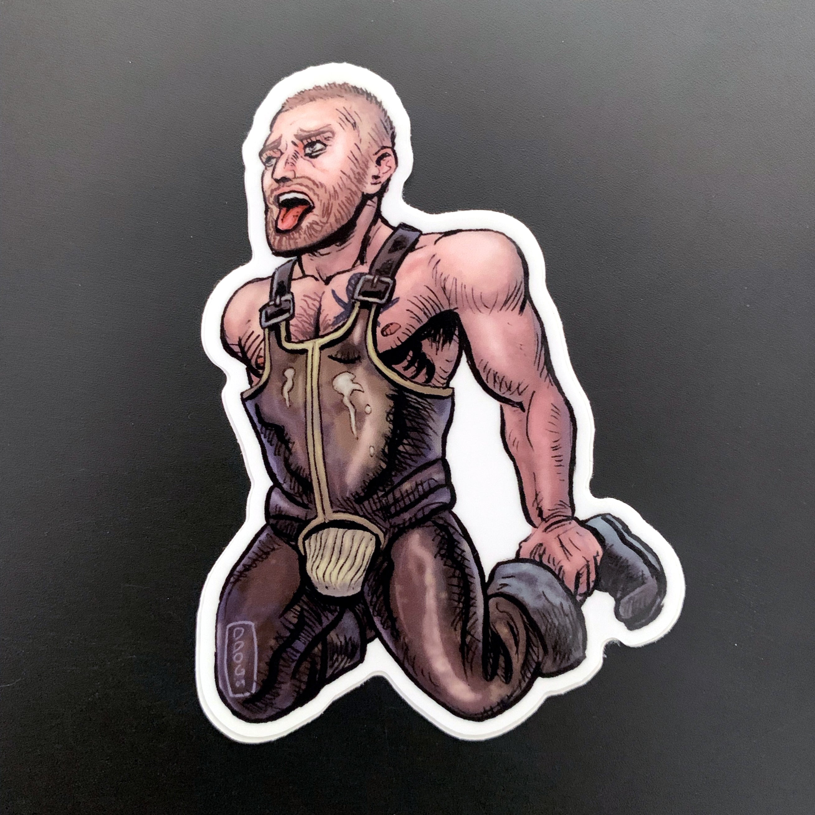 Roscoe Sticker