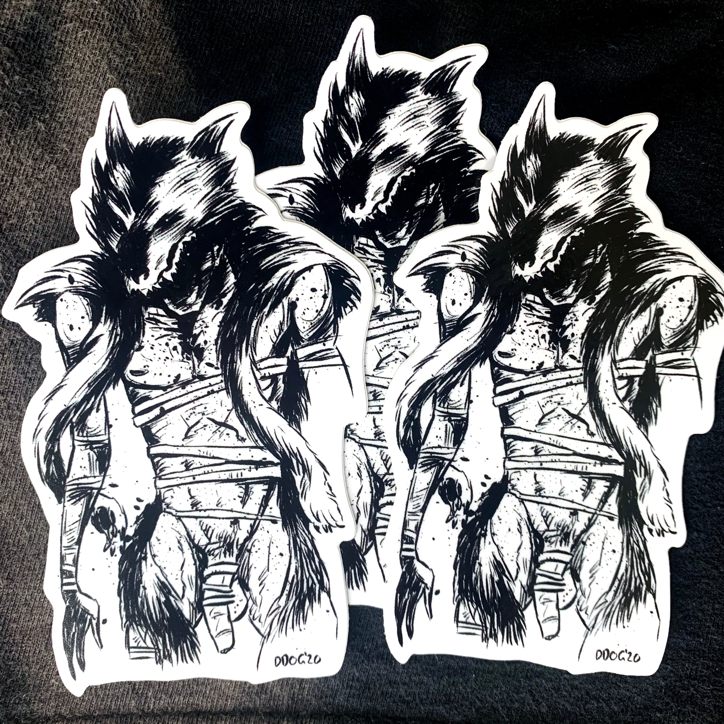 Skinwalker Sticker – Tannis Comix