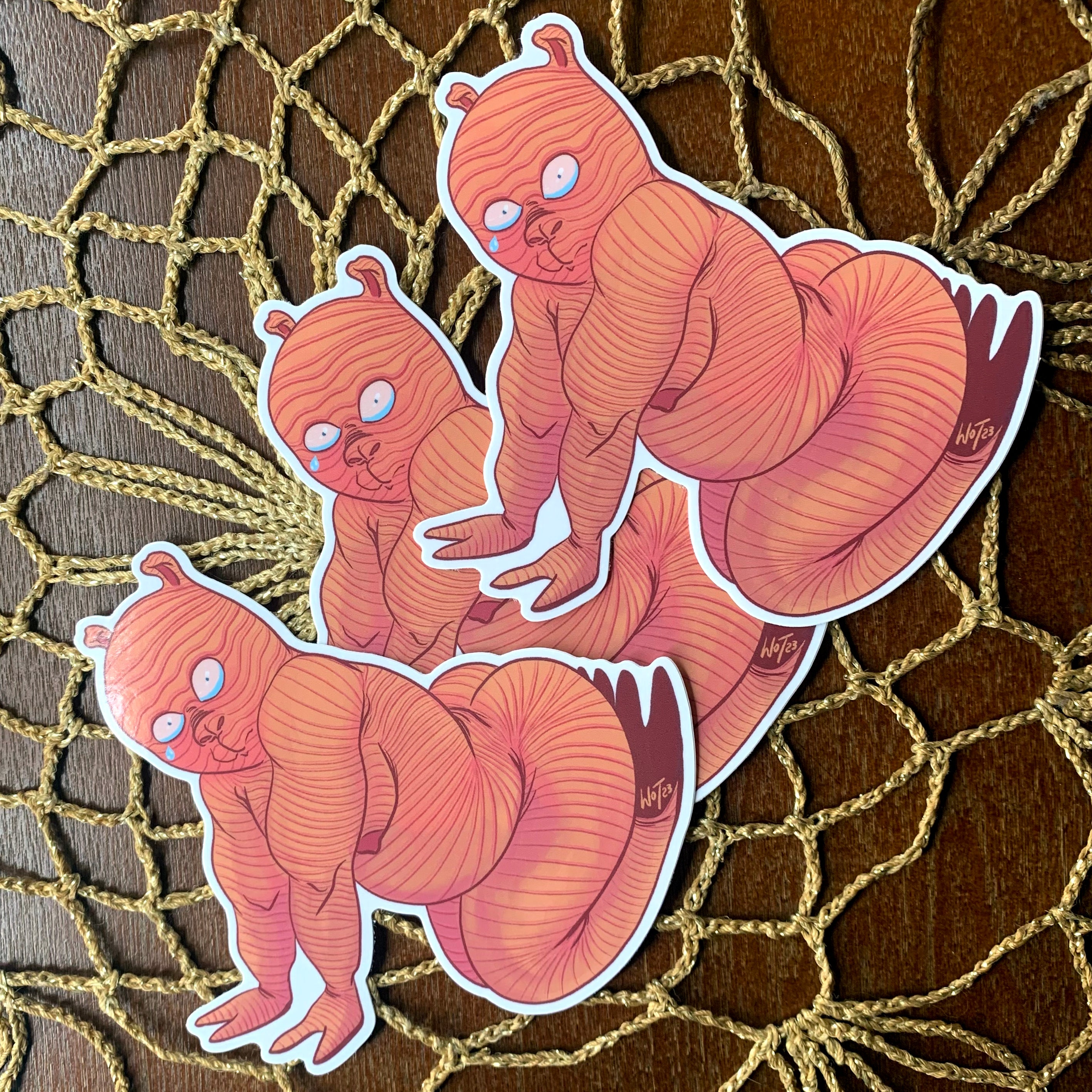 Squonk Cryptid Sticker