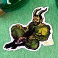 Swarthy Krampus Sticker
