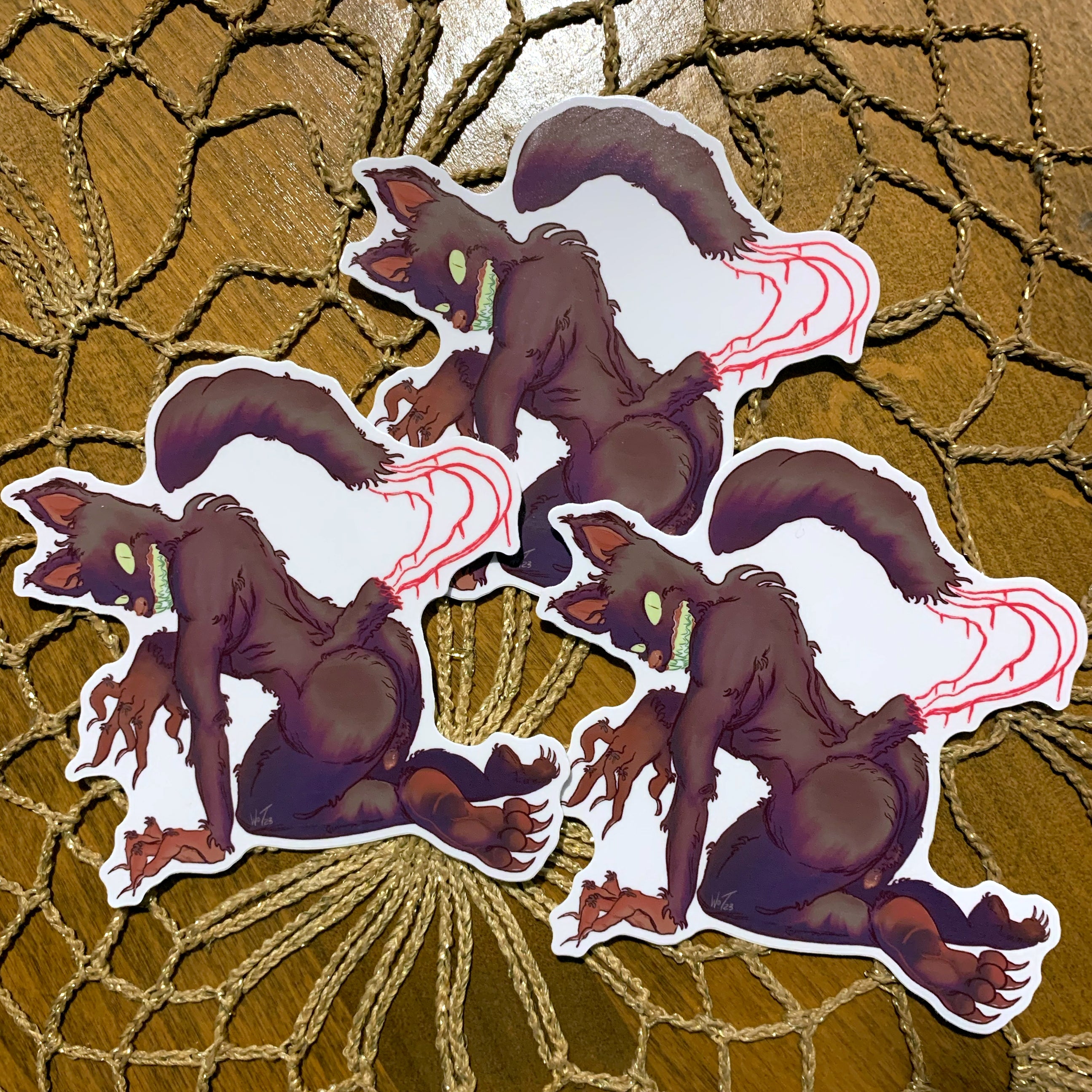 Tailypo Cryptid Sticker