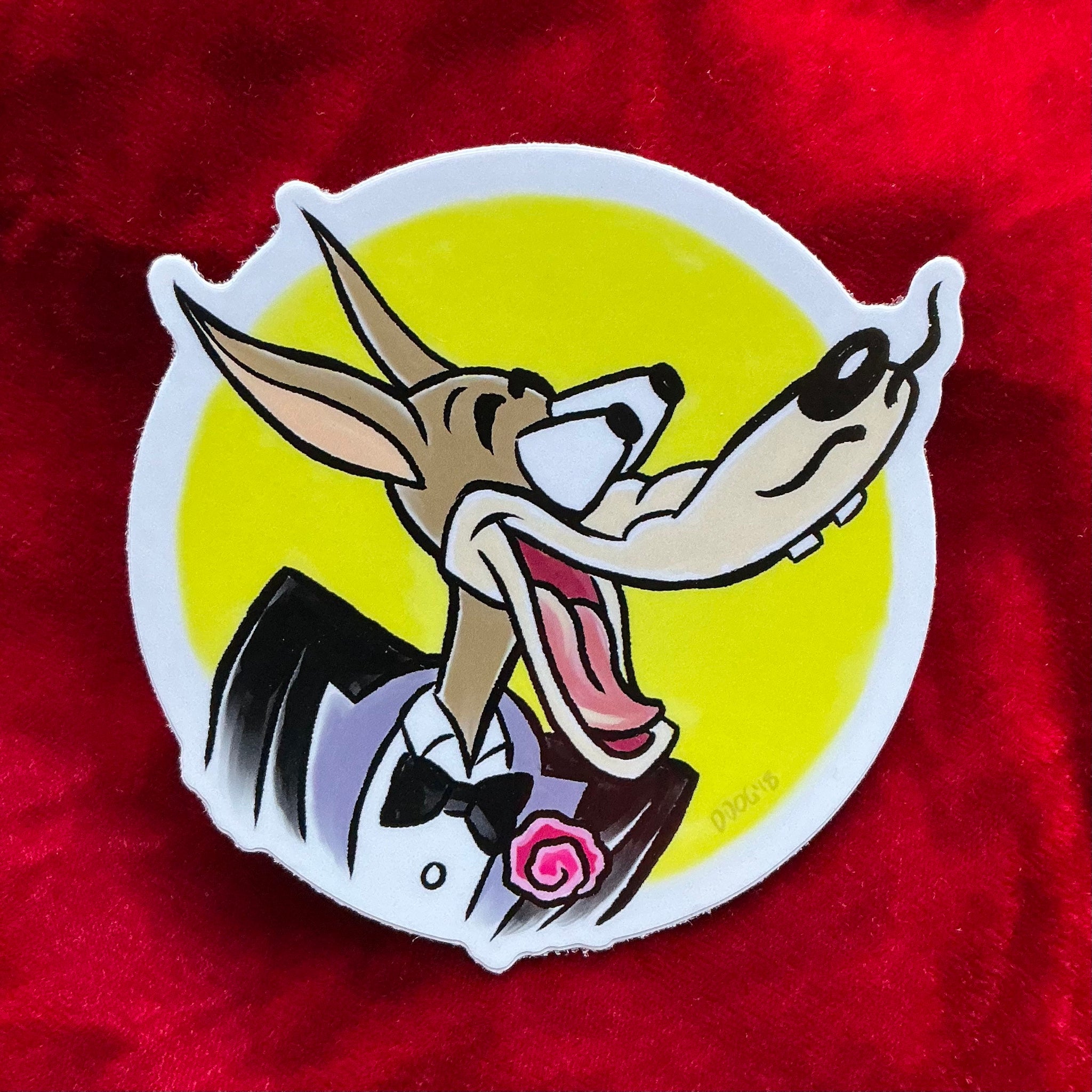 Wolfie Sticker