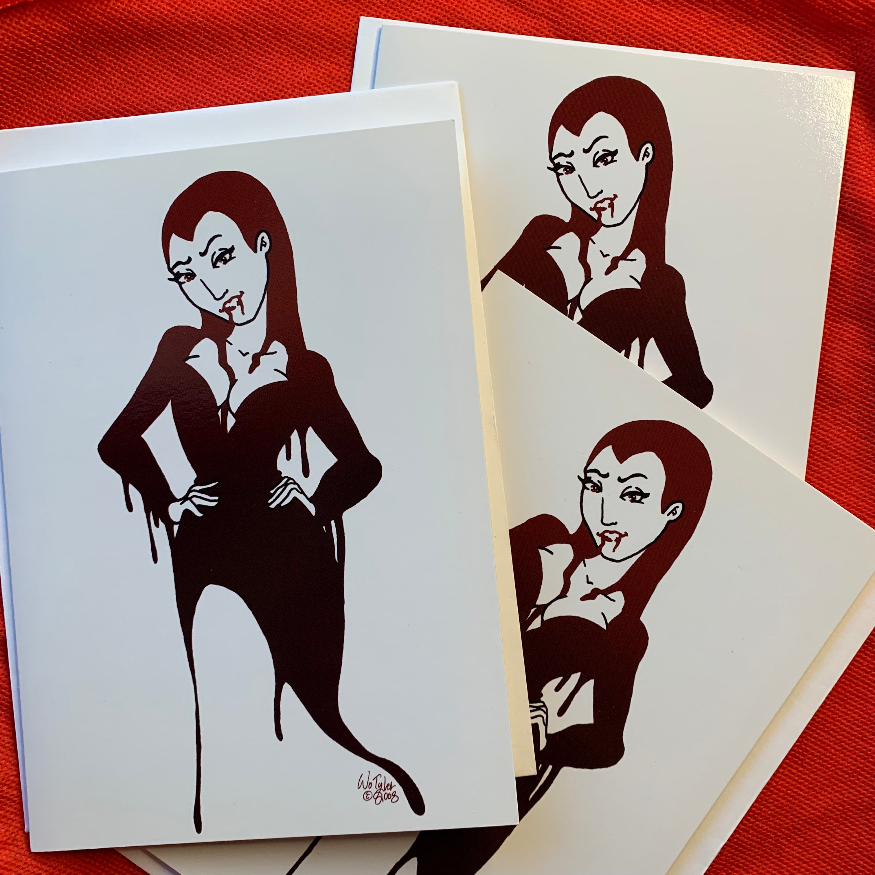 Blood Vamp Greeting Card