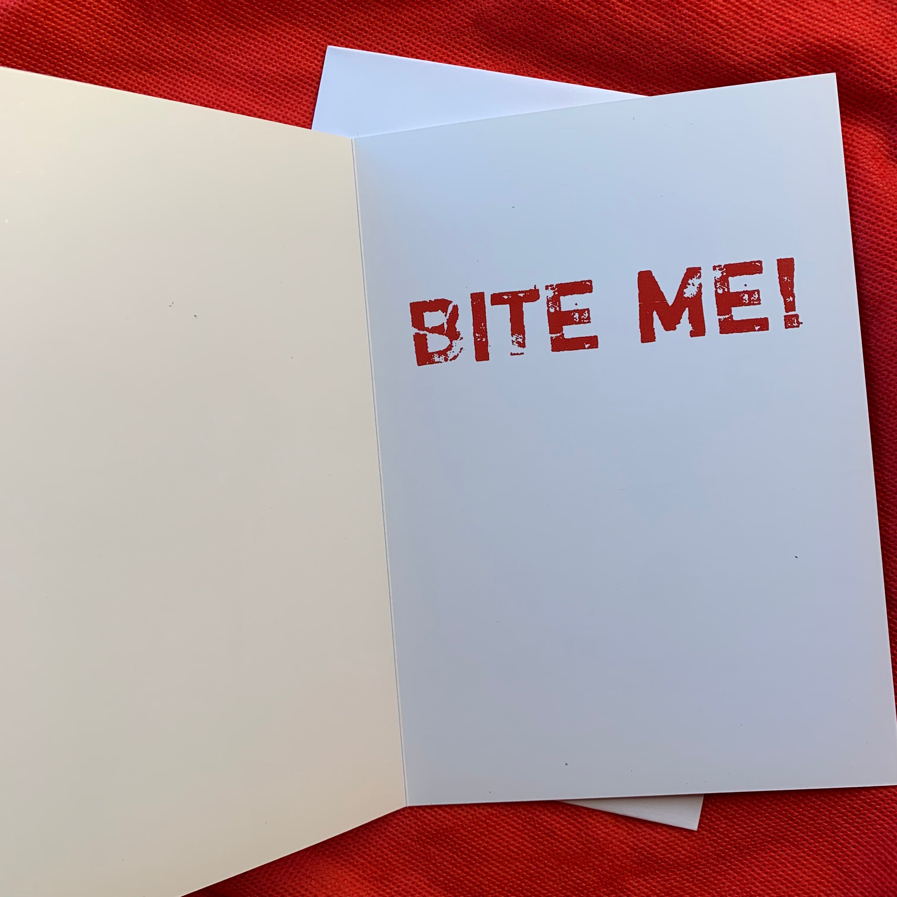 Blood Vamp Greeting Card
