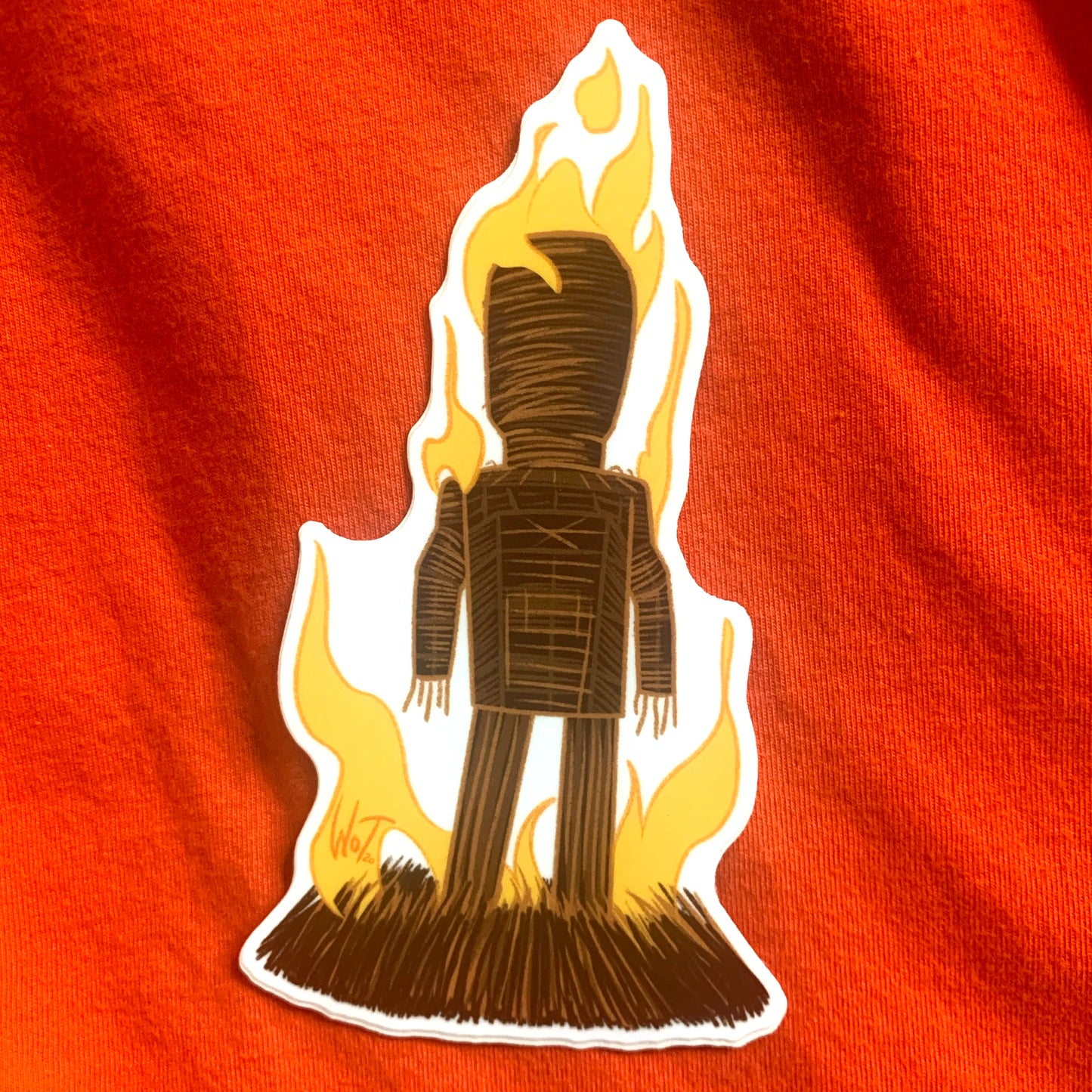 Chibi Wicker Man Sticker