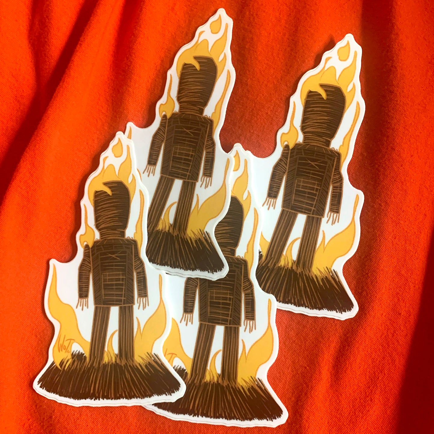 Chibi Wicker Man Sticker