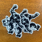 Feral Silhouette Sticker