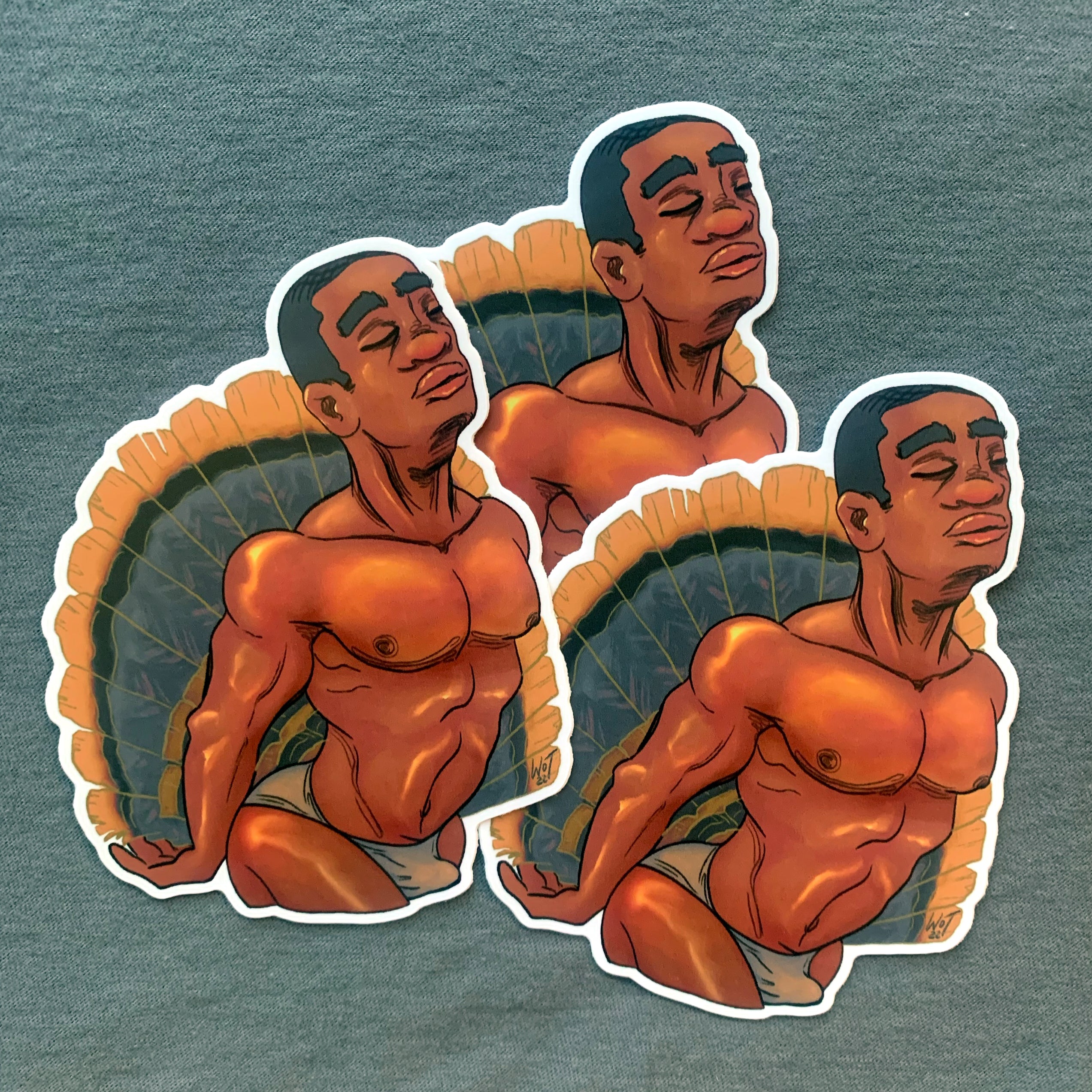 Gobble Gobble Sticker