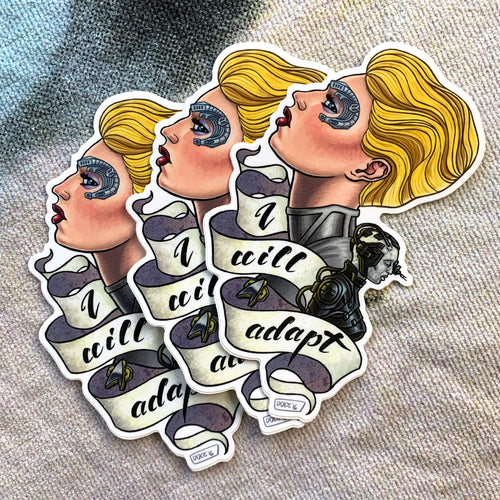 I Will Adapt Sticker