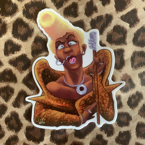 Ruby Rhod Screen Icon Sticker