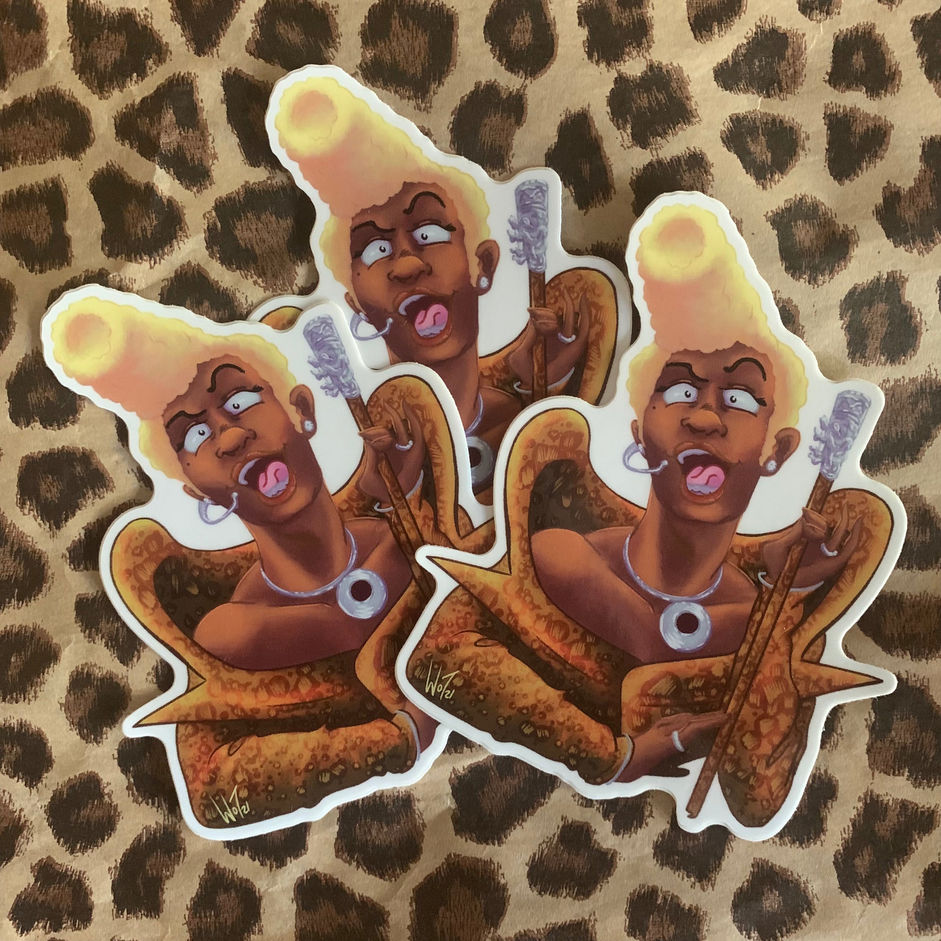 Ruby Rhod Screen Icon Sticker