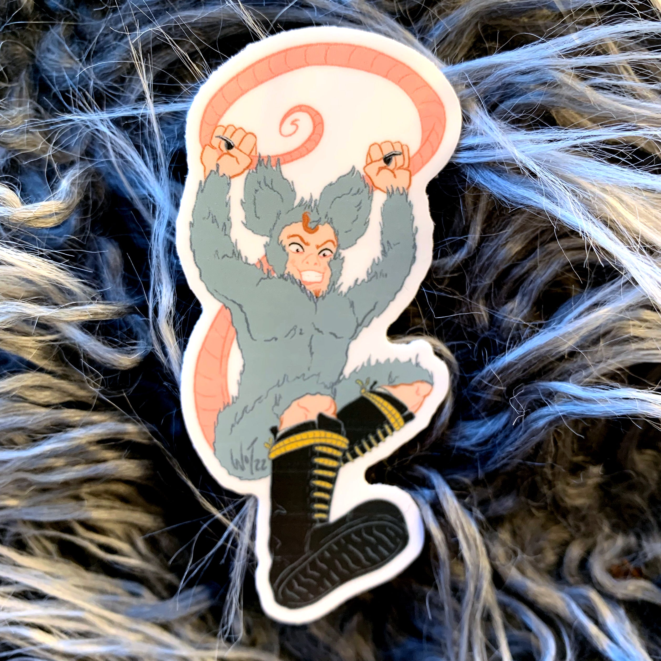 Jumping Ratboy Sticker