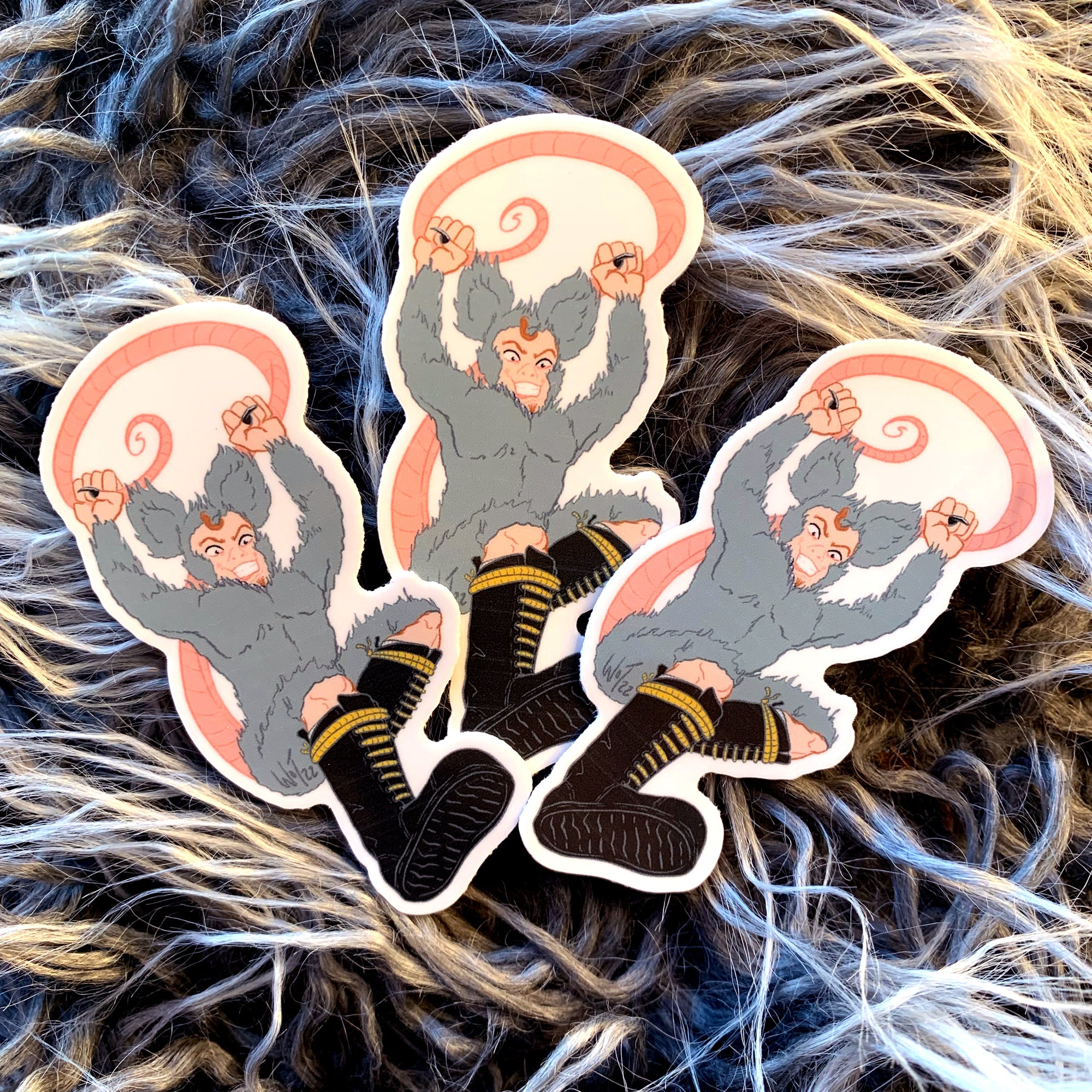 Jumping Ratboy Sticker