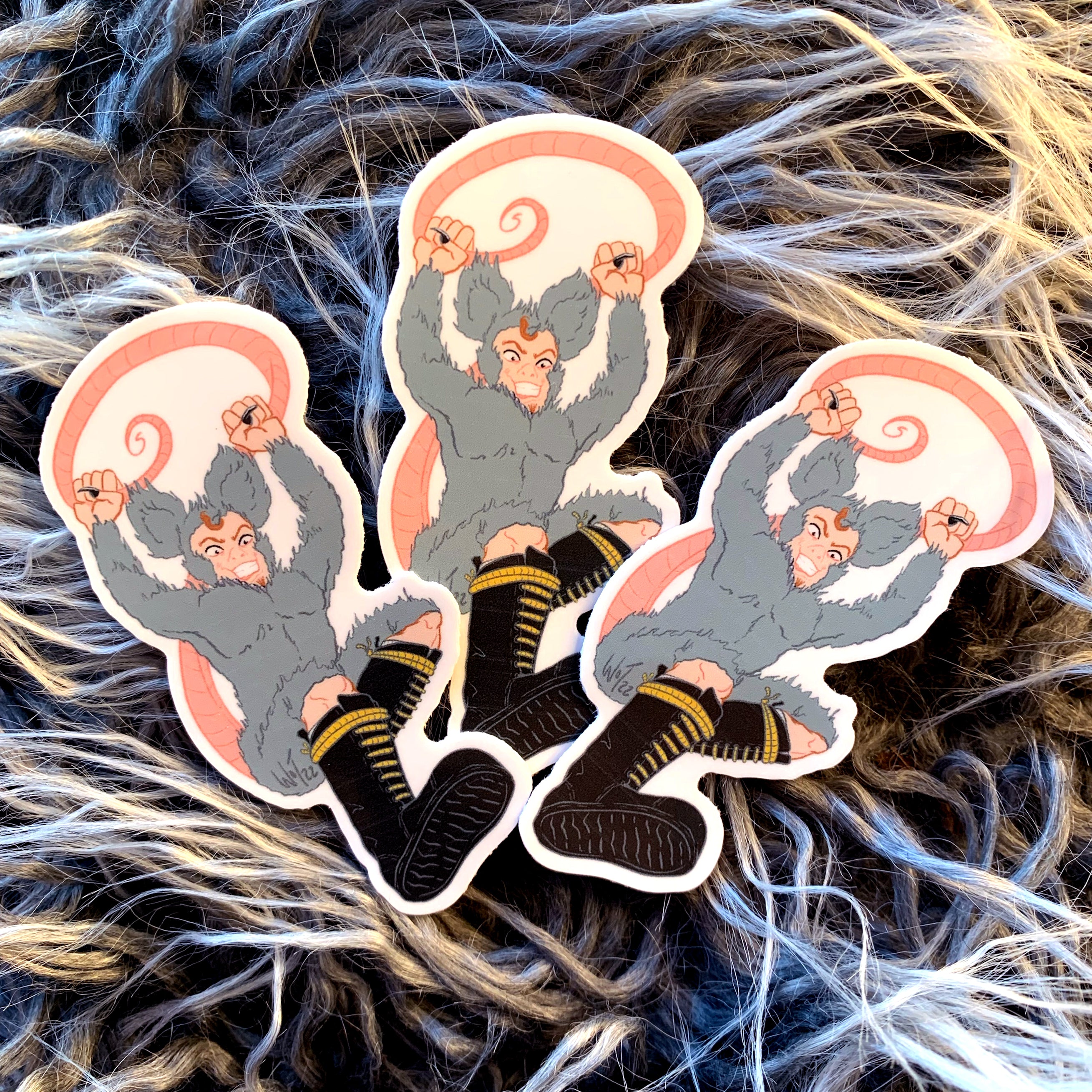 Jumping Ratboy Sticker