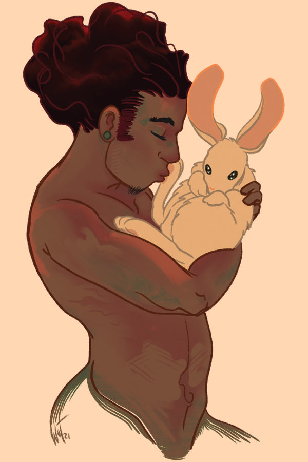 Lucky Rabbit's Foot Art Print