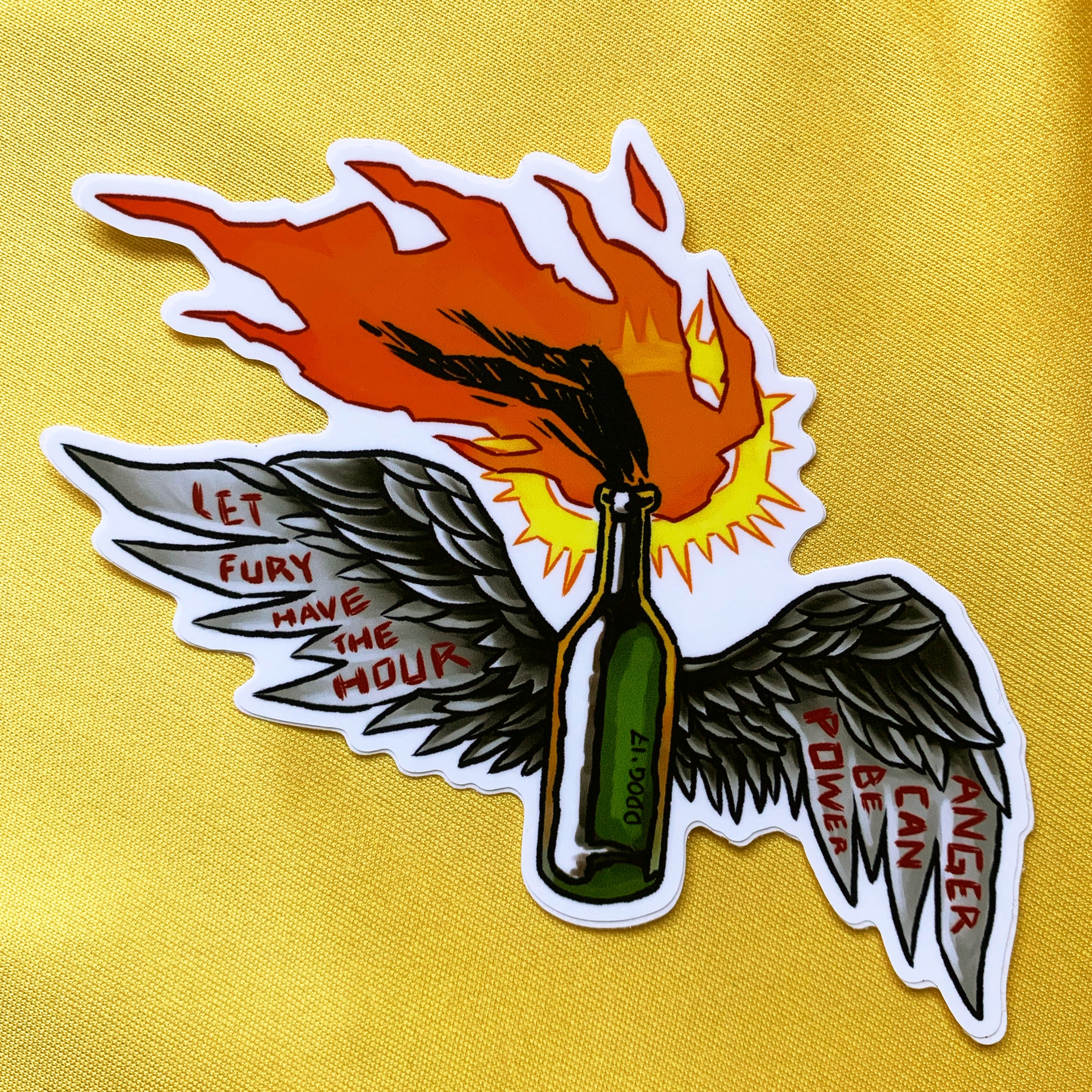 Molotov Cocktail Sticker