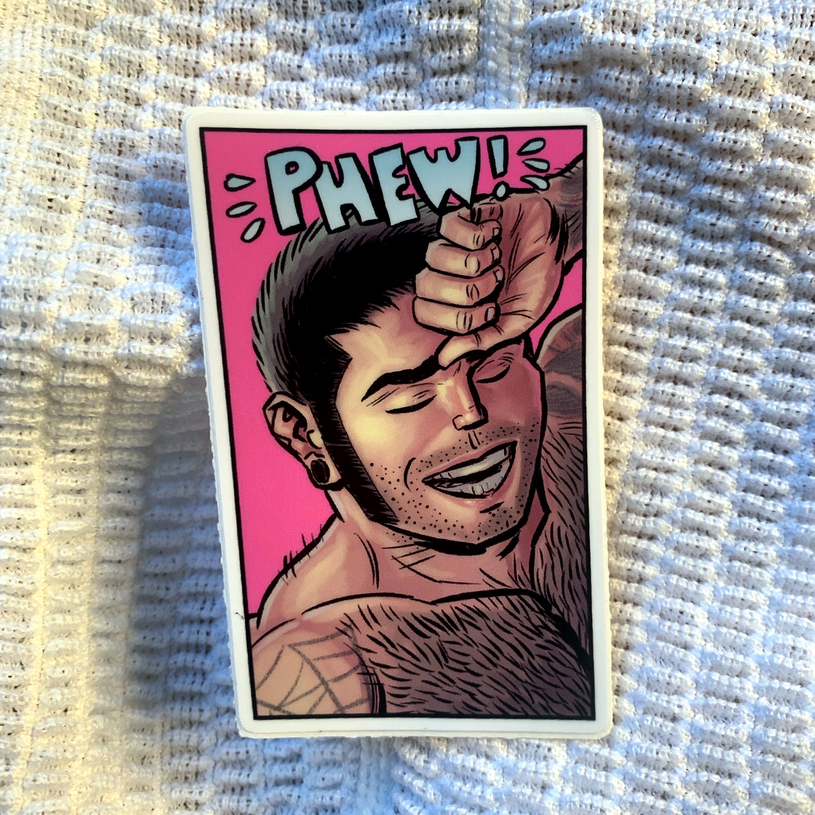 Phew! Sticker
