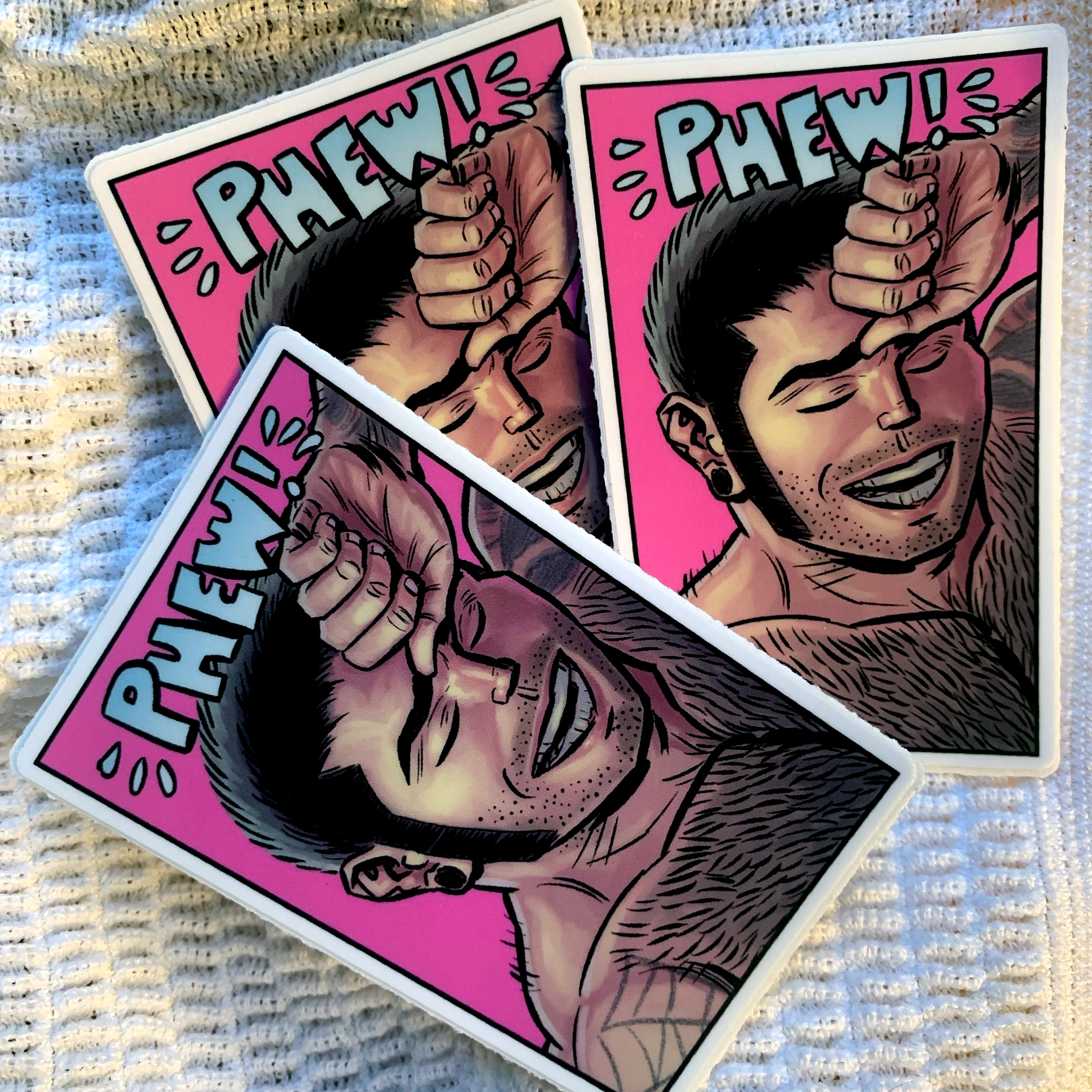 Phew! Sticker