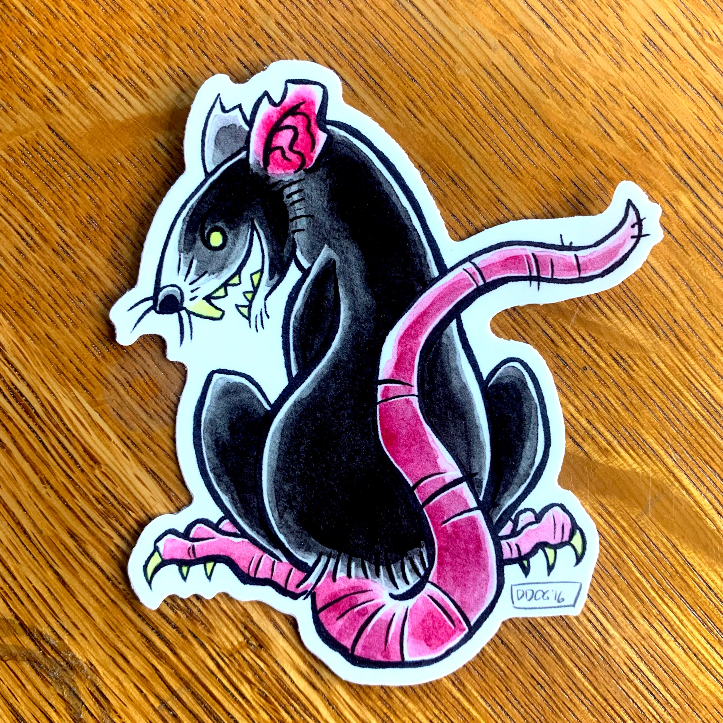 Ratty McRatface Sticker