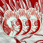 Red Hot Anxiety Sticker