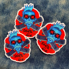 Skate and Die Sticker