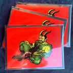 Swarthy Krampus Greeting Card