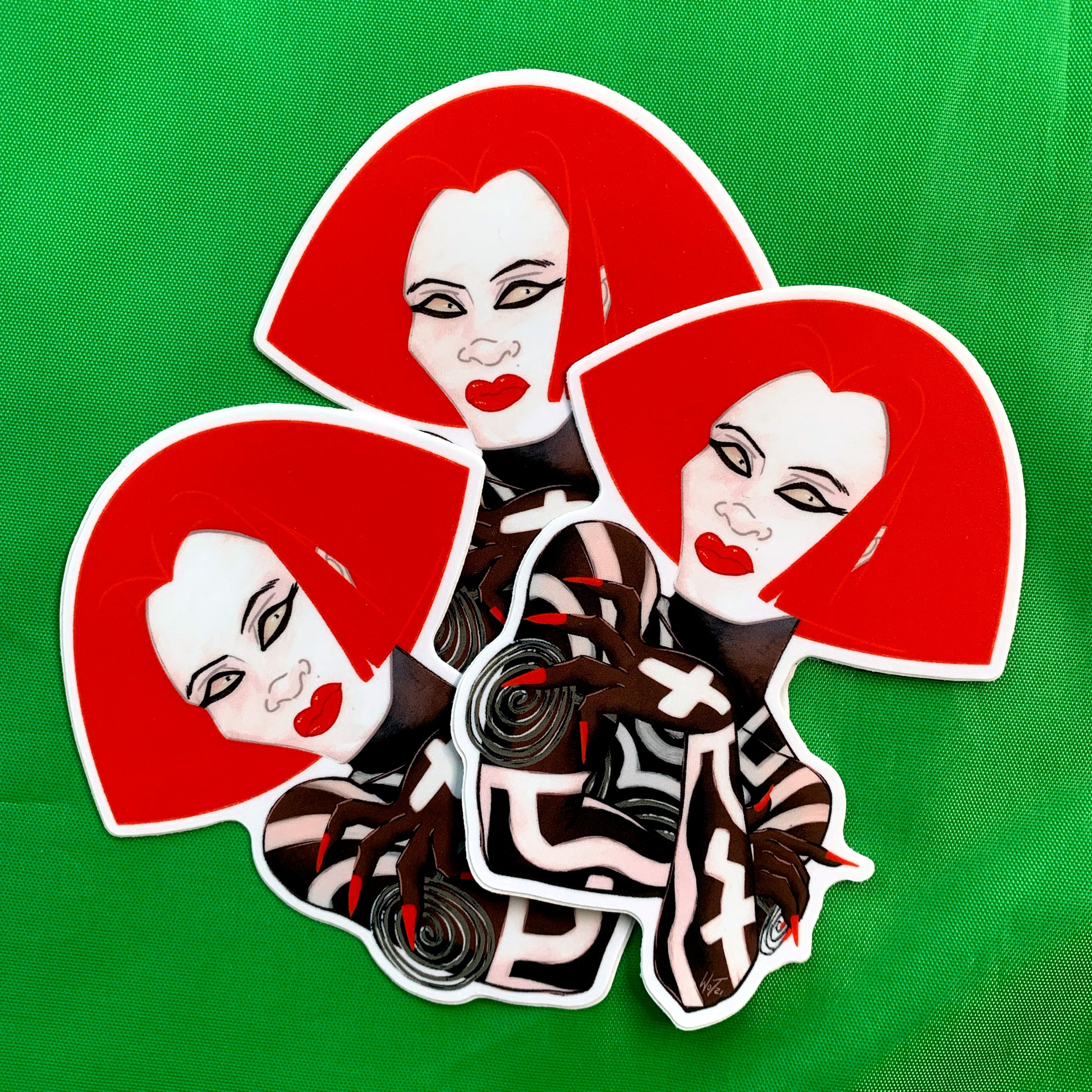 Vamp Katrina Screen Icon Sticker