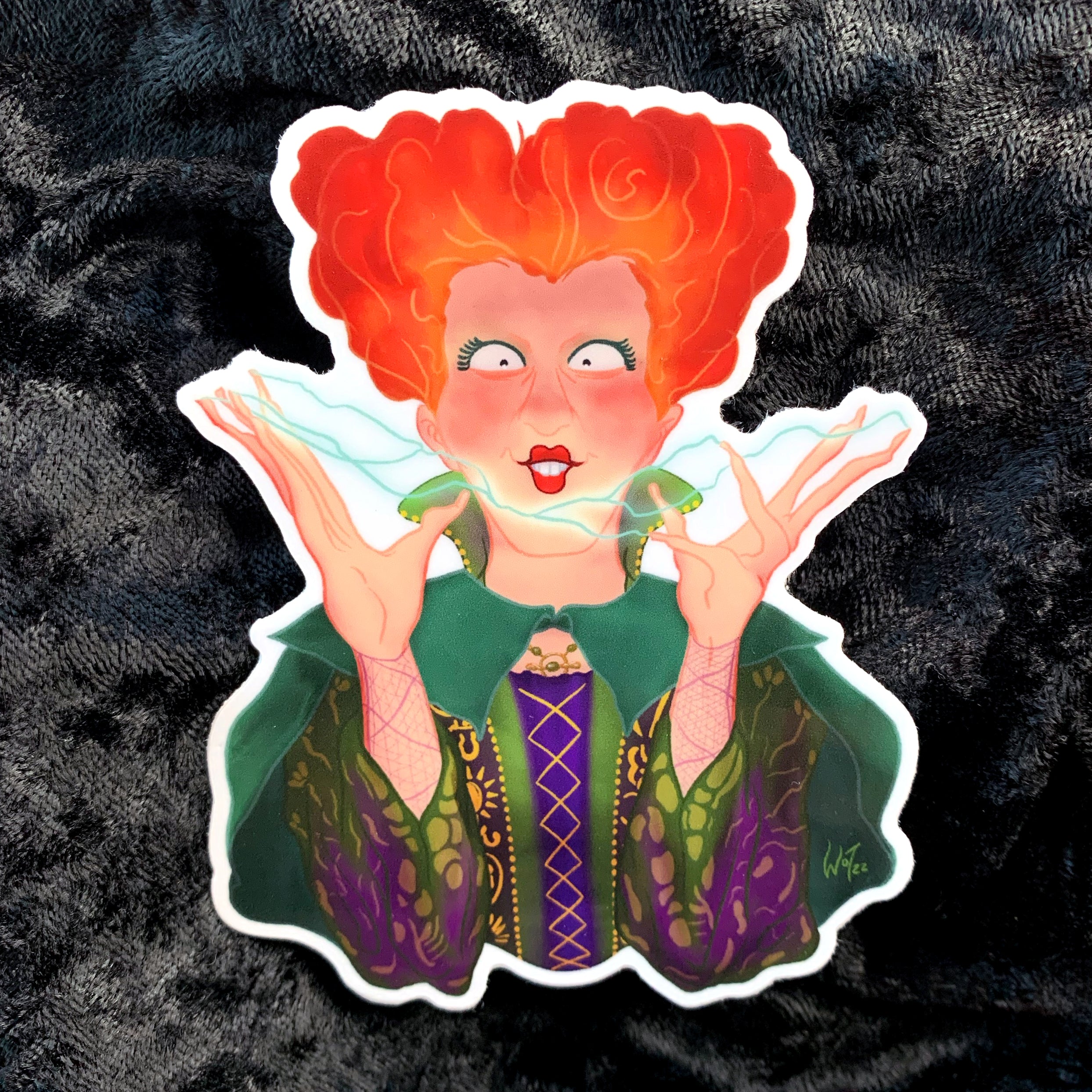 Winifred Sanderson Screen Icon Sticker