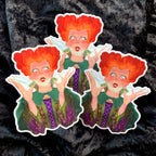 Winifred Sanderson Screen Icon Sticker