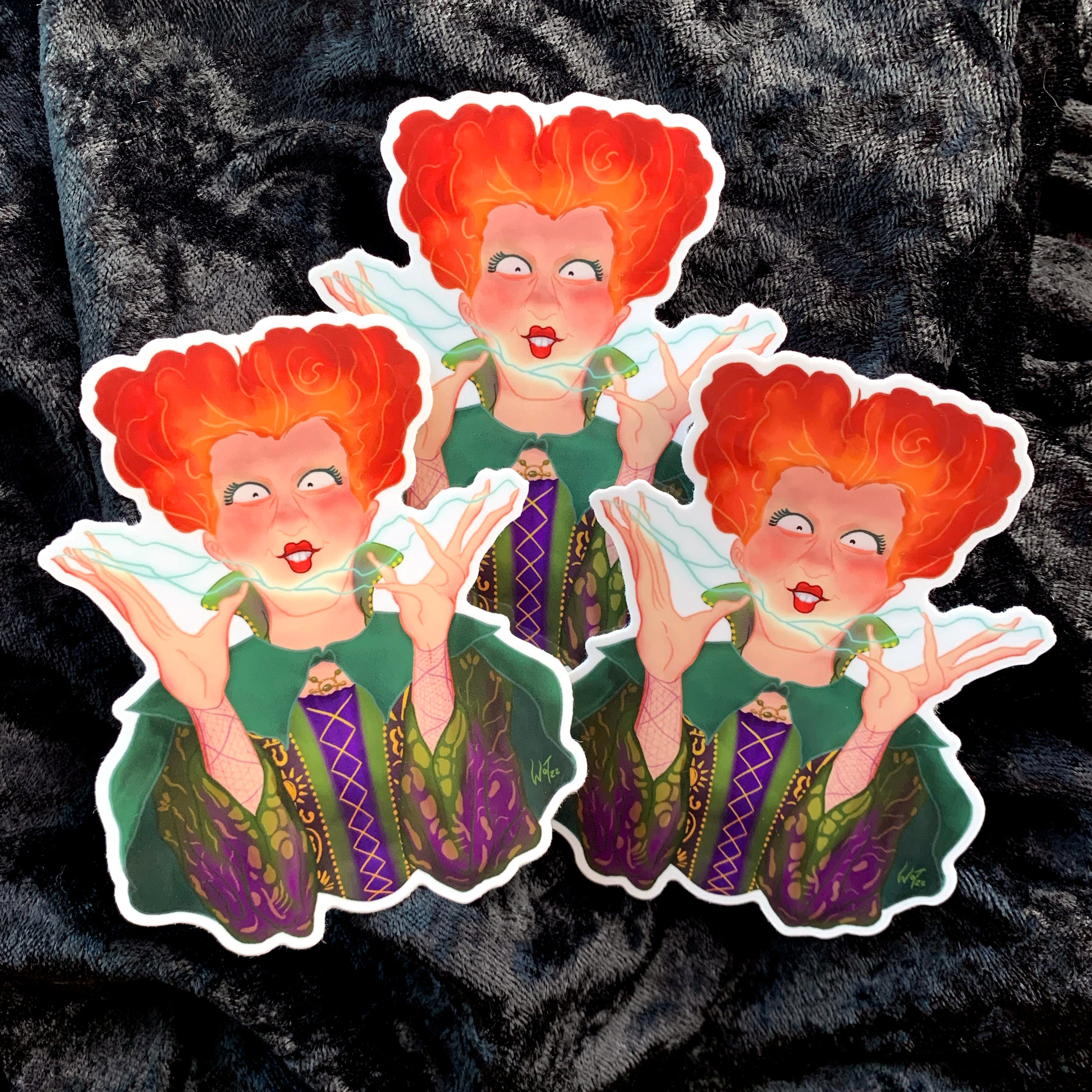 Winifred Sanderson Screen Icon Sticker